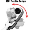 Bestgle 2 in 1 Mini Ratchet Wrench Screwdriver, 72 Teeth