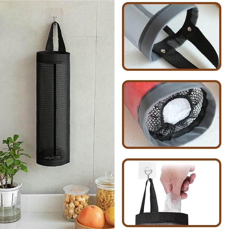Pack of 3 Bag Collectors, Plastic Bags Shopping Bag Holder,