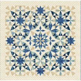 Laundry Basket Quilts Traditional Quilt Pattern - Alaska (71.5" x 71.5")