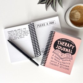 Therapy Journal: A Guided Journal to Process, Practice, Notice, and Remember Therapy Sessions