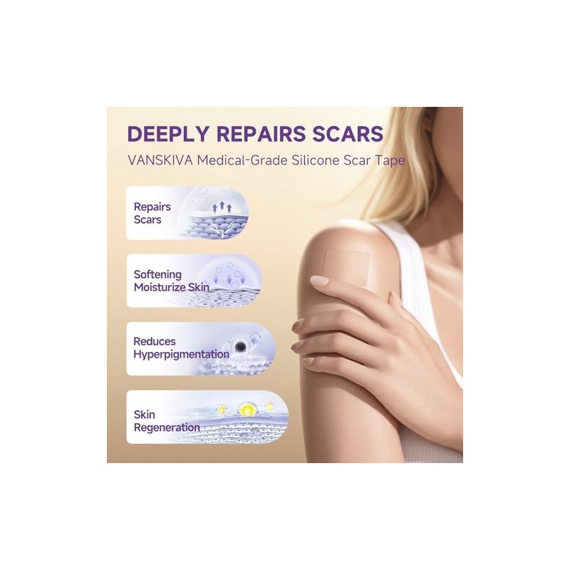 Reusable Silicone Scar Tape for Effective Scar Treatment