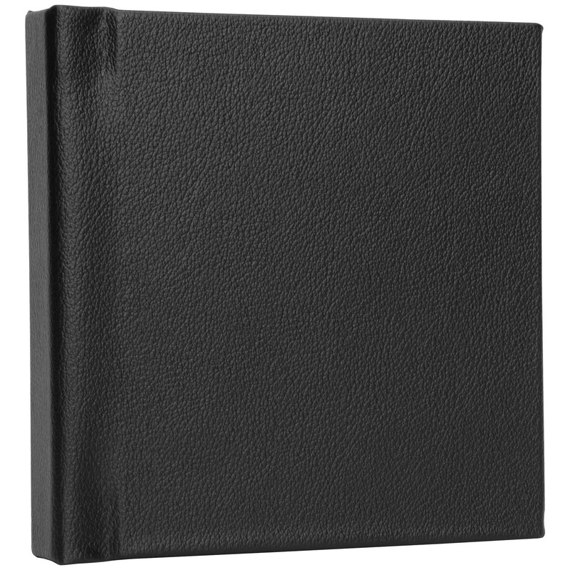 Neil Enterprises Inc. Leather Self-Stick 5" x 5" Black Photo