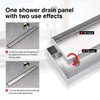 SaniteModar Linear Shower Drain 32 inch Tiled Insert 2 in