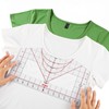 Heclia T-Shirt Ruler for Vinyl Alignment, Precision Measuring Ruler for