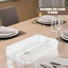 EL ORDEN DE LAS COSAS Servilletero Rectangular de Acrílico Transparente