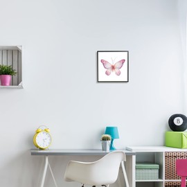 Stupell Industries Delicate Butterfly Red Spotted Wings Insect Illustration, Design by Janice Gaynor