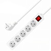 Retoo Power Strip 5-Way Multiple Socket with Switch and 5