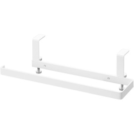 Yamazaki 1791 Cooker Hood Horizontal Kitchen Paper Holder, White, W 10.2 x D 3.7 x H 2.5 inches (26 x 9.5 x 6.3 cm) (Does not include adjustment screws), Tower Kitchen Paper Holder, Just clip it into