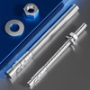 Wensilon 5Pcs 1/2x5-1/2 Inch Standard Fasteners for Heavy-Duty 304 Stainless