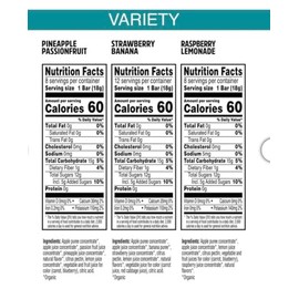 Pure Organic Layered Fruit Bars, Variety Pack, 0.63 oz, 28-count
