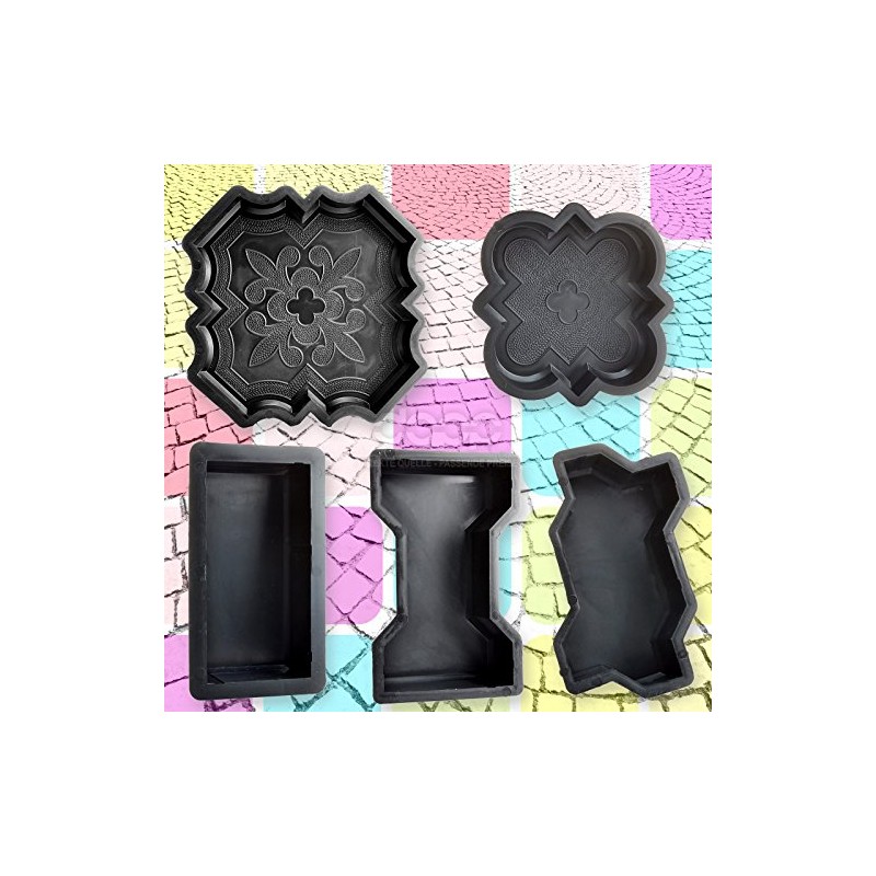 Oriental Plaster Formwork Mould Plaster Maker Paving Plate Casting Mould
