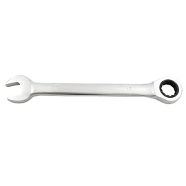 Jiozermi 17mm Ratcheting Combination Wrench, 72 Teeth Metric Ratcheting Wrench SAE 12 Point Ratchet Box Ended Spanner Tools