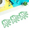 100pcs Paper Clips Innovative Cute Small Palm Shape Reusable Mini