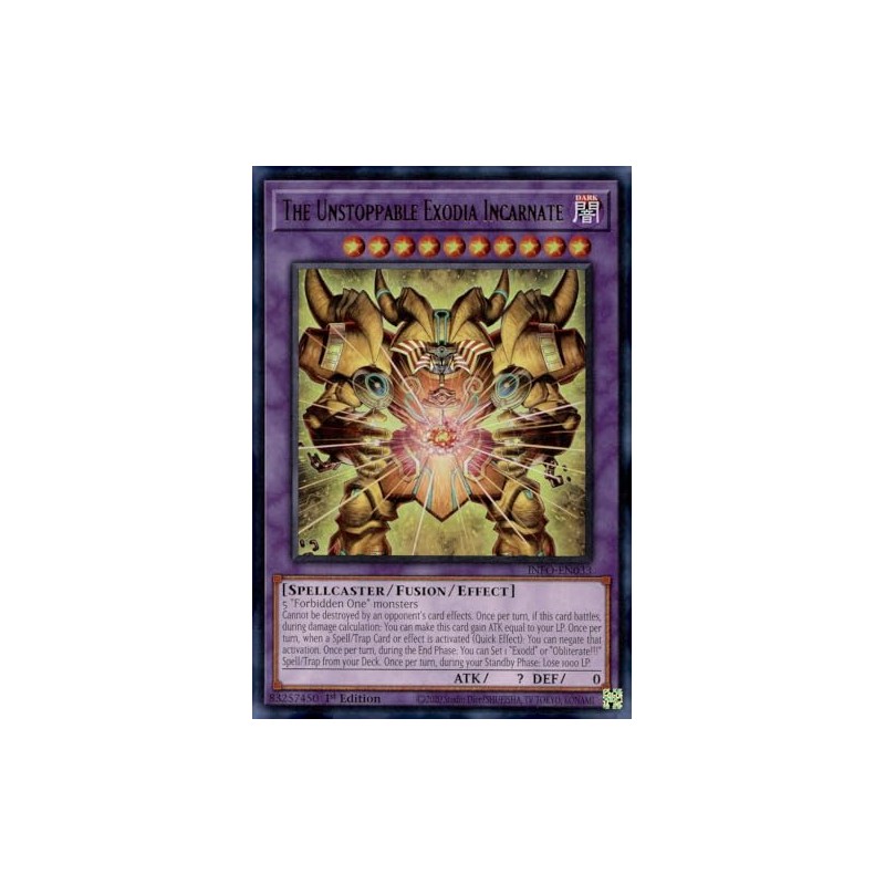 The Unstoppable Exodia Incarnate - INFO-EN033 - Ultra Rare -