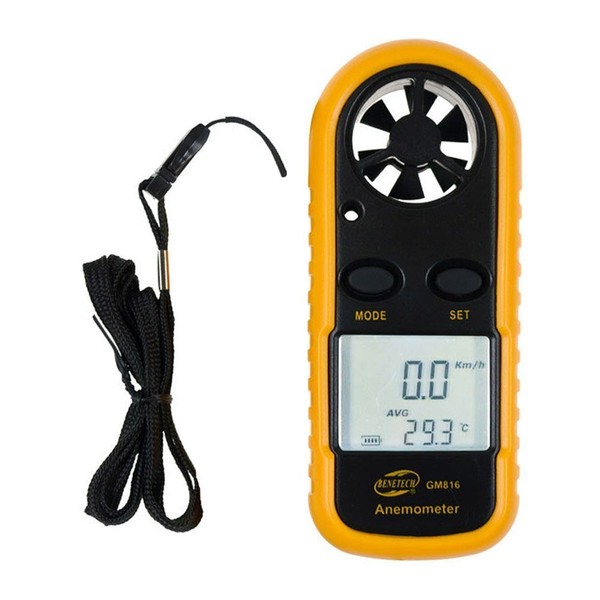 BENETECH GM816 Digital Wind Anemometer, Waterproof, High Precision, Small Size