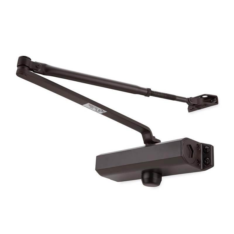 Global Door Controls Commercial Door Closer in Duronotic Finish with