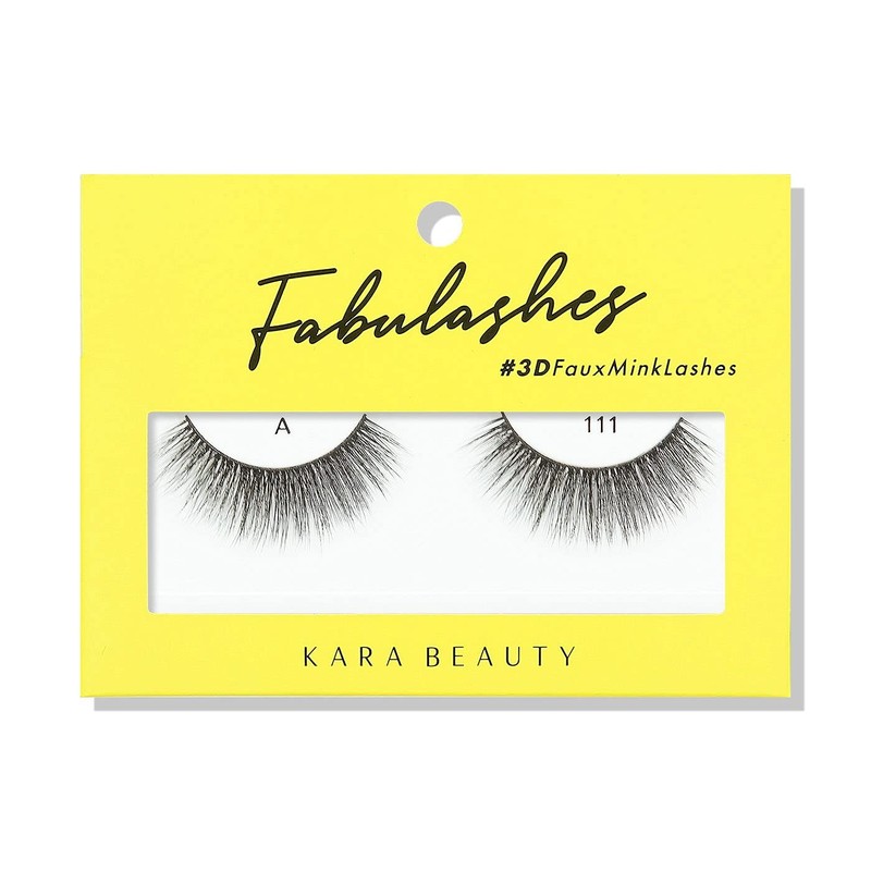 KARA BEAUTY 3D Faux Mink Strip Lashes – Reusable False