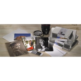 Hahnemühle Inkjet Photo Cards, Mini Photo Postcards, FineArt Baryta Satin, Satin Gloss, White, 30 Sheets, 10 x 15 cm