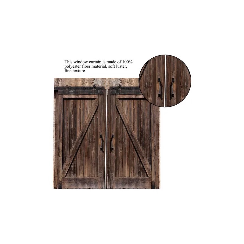 . Cortinas Semiopacas Madera 3d Estar Dormitorio 170 200