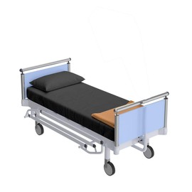 2 Piece Hospital Bed Fitted Sheet Standard Sheets for Hospital Bed Cotton - Pack of 2 Fitted Sheets- 100% Egyptian Cotton 400 TC Sheets - Hospital Bed Sheets (Dark Grey, Standard 36" x 80"x 8")