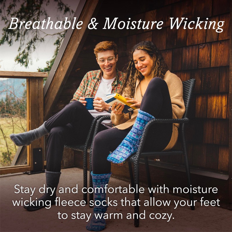 Acorn Mens and Womens Versafit Fleece Sock: Super Soft &