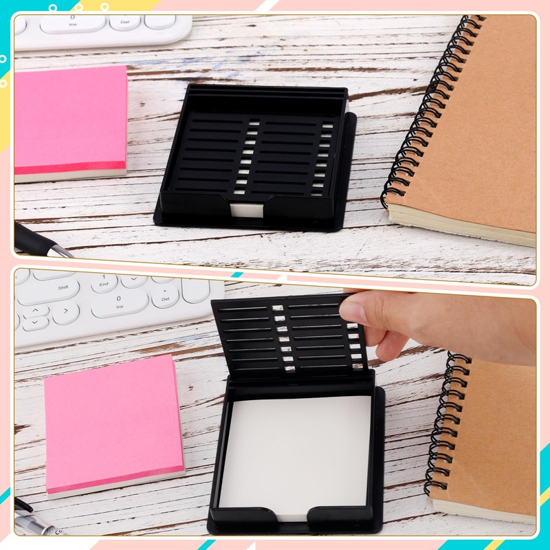 Sticky Note Stencil, Post It Note Holder with Line Box