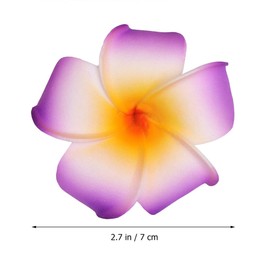 FOMIYES Plumeria Hair Clip 6PCS Plumeria Hair Clip Frangipani Hairpins, Hawaiian Flower Hair Clip, Bridal Barrette Flower Hairclip Hair Accessory for Women Lady Frangipane Hair Clip