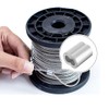 120pcs Wire Rope Aluminum Sleeve for 3/32 Diameter Wire Rope
