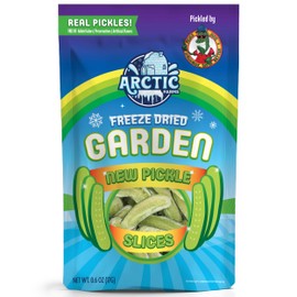 Arctic Farms Freeze Dried New Pickle Slices (Minimal Salt) (Large Bag Slices)