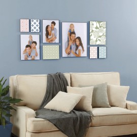 No Brand Mainstays 8.5x11 Front Loading Document Picture Frame, Black, Set of 3