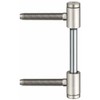 Flügelteil V 0026 WF Länge 93mm RollenD: 15mm Stahl vernickelt,100St.