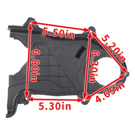 AUTOKAY 21350-26002 Lower Timing Belt Cover Fits for Hyundai Accent 1.6L 2001-2011 Kia Rio 2005-2011