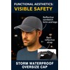 Oversized XL XXL Waterproof All Weather Performance Running Cap Recycled