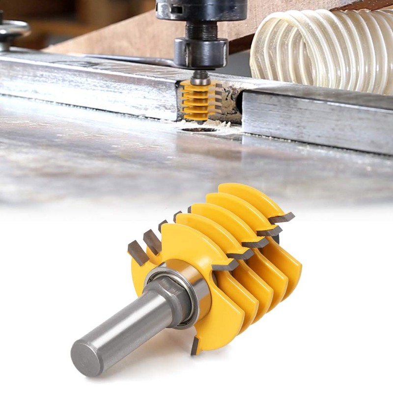 Mesee Finger Joint Router Bit, 1/2 Inch Shank Professional 5