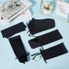 CREATCABIN 8 Pcs Microfiber Glasses Pouch Case Soft Sunglasses Pouch