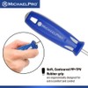 MichaelPro 10-Piece Magnetic Screwdriver Set, Phillips, Flat, Ergonomic Dual Material