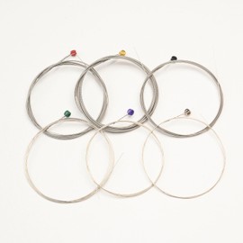 GZYUJIEMEDIA 6 Pieces Electric Guitar Strings Set, (String Gauge 10-46), Nickel Plated Steel Strings, For 6 String Guitars, Ideal for Beginners and Performers