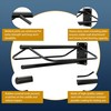 Hongshifu Heavy Duty Saddle Rack Wall Mount, Metal Horse Saddle