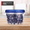 Stock Your Home 16oz Plastic Containers with Twist Top Lids