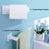 TRUSTMI Bathroom Hardware Accessories Set 5-Piece Square Towel Bar Assembly