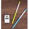 Cirbic Talking Clock Keychain with LCD screen - clear American