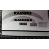 Las Vegas Raiders Alternative Football Helmet Decals Full
