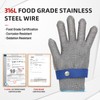 GOL-SIV Level 9 Cut Resistant Wire Glove Stainless Steel Wire