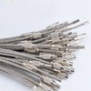 12 Pc Screw Clasp Stainless Steel Wire Cable Key Rings
