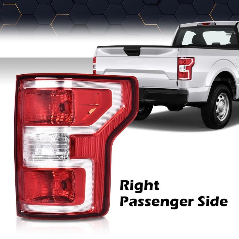 PIT66 Tail Light W/Bulbs and Wiring Harness Right Passenger Side