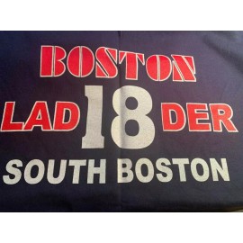 Boston Fire Ladder-18 T-Shirt XL X-Large FDNY New York Boston Chicago Fire Dept