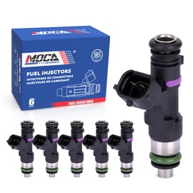 MOCA 6X Fuel Injector fits For Nissan 2005-2019 Frontier 4.0L, 2012-2021 NV1500 4.0L, 2012-2021 NV2500 4.0L, 2012-2021 NV3500 4.0L, 2005-2012 Pathfinder 4.0L, 2005-2015 Xterra 4.0L