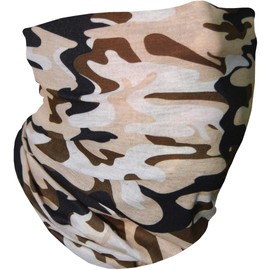 CampTeck U6615 Breathable Multi-Purpose Seamless Bandana Gaiter Tube Snood Scarf Neck Cover Motorcycling, Hiking, Riding, Cycling, Outdoor Use - Desert Camo