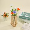 3D Wooden Vase, Wooden Puzzle Flower Vase Set, DIY Kit