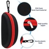 ZONLY 6 Pack Sunglasses Case Portable Travel Zipper Eyeglasses Case